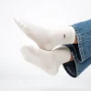BILLYBELT Chaussettes pailletées en coton peigné Unies - Écru>Femme Chaussettes Unies