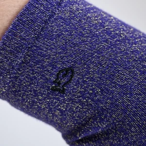 BILLYBELT Chaussettes pailletées en coton peigné Unies - Violet>Femme Chaussettes Unies