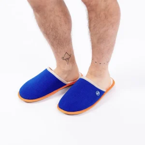BILLYBELT Chaussons en velours côtelé Bleu électrique> Chaussons