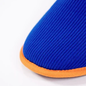 BILLYBELT Chaussons en velours côtelé Bleu électrique> Chaussons