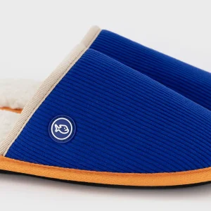BILLYBELT Chaussons en velours côtelé Bleu électrique> Chaussons
