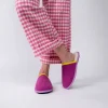 BILLYBELT Chaussons en velours côtelé Rose> Chaussons