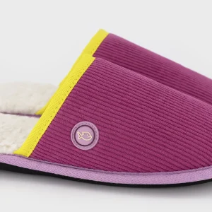 BILLYBELT Chaussons en velours côtelé Rose> Chaussons