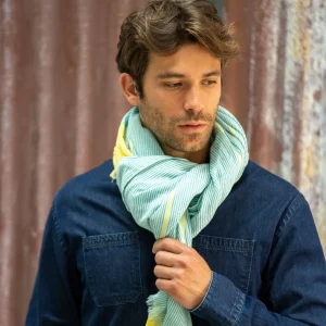 BILLYBELT Foulard 100% coton biologique French Riviera>Homme Pour Homme