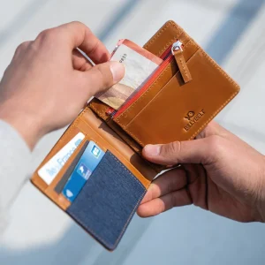 BILLYBELT Portefeuille en cuir -> Portefeuilles