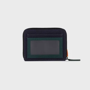 BILLYBELT Portefeuille Marine et vert> Portefeuilles