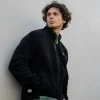 BILLYBELT Pull sherpa col zippé Ebène>Homme Vestes Et Pulls En Sherpa Homme