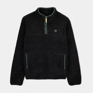 BILLYBELT Pull sherpa col zippé Ebène>Homme Vestes Et Pulls En Sherpa Homme