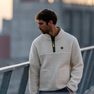 BILLYBELT Pull sherpa col zippé>Homme Vestes Et Pulls En Sherpa Homme