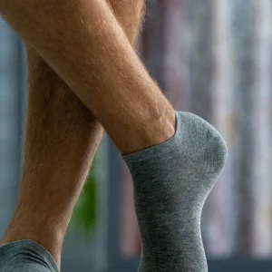 BILLYBELT Socquettes en coton peigné Unies - chiné>Homme Chaussettes Basses