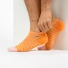 BILLYBELT Socquettes en coton peigné A rayures fines ->Homme Chaussettes Basses