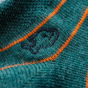 BILLYBELT Socquettes en coton peigné A rayures fines ->Homme Chaussettes Basses