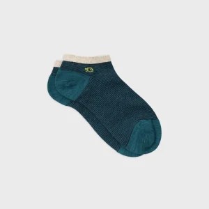BILLYBELT Socquettes en coton peigné Rayées ->Homme Chaussettes Basses