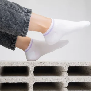 BILLYBELT Socquettes en coton peigné Unies ->Femme Socquettes