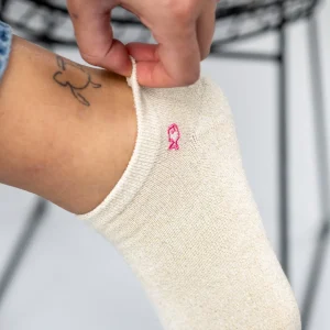 BILLYBELT Socquettes pailletées en coton peigné Unies ->Femme Socquettes