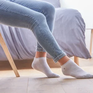 BILLYBELT Socquettes pailletées en coton peigné Unies ->Femme Socquettes