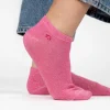 BILLYBELT Socquettes pailletées en coton peigné Unies ->Femme Socquettes