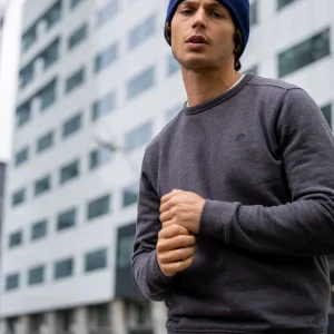 BILLYBELT Sweatshirt en 100% coton biologique Backpacker - chiné> Sweatshirts