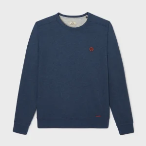 BILLYBELT Sweatshirt en 100% coton biologique Backpacker - Marine chiné> Sweatshirts