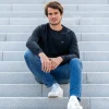 BILLYBELT Sweatshirt en 100% coton biologique Casual - chiné> Sweatshirts