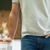 BILLYBELT T-shirt en 100% coton biologique Authentique - et beige> T-Shirts
