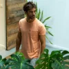 BILLYBELT T-shirt en 100% coton biologique Garment dye -> T-Shirts