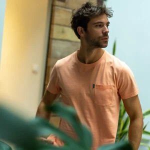 BILLYBELT T-shirt en 100% coton biologique Garment dye -> T-Shirts