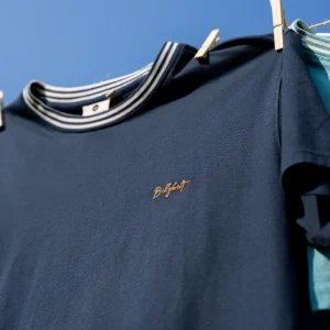 BILLYBELT T-shirt en 100% coton biologique Vintage - Marine> T-Shirts