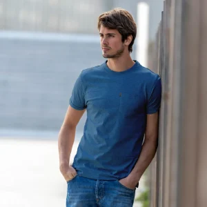 BILLYBELT T-shirt en coton biologique Baroudeur - Bleu> T-Shirts