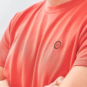 BILLYBELT T-shirt en coton biologique en maille piquée - Rouge> T-Shirts