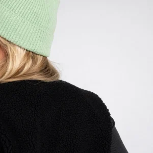 BILLYBELT Veste sherpa femme zippée sans manches Noir>Femme Vestes En Sherpa Femme