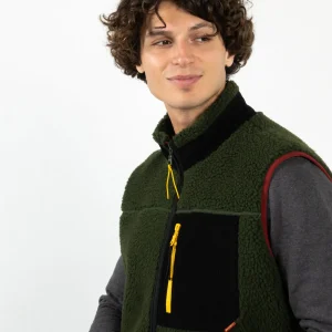 BILLYBELT Veste sherpa mixte zippée sans manches>Homme Vestes Et Pulls En Sherpa Homme