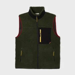 BILLYBELT Veste sherpa mixte zippée sans manches>Homme Vestes Et Pulls En Sherpa Homme