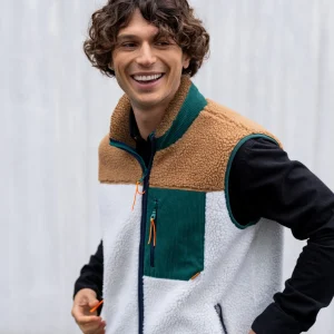 BILLYBELT Veste sherpa mixte zippée sans manches>Homme Vestes Et Pulls En Sherpa Homme
